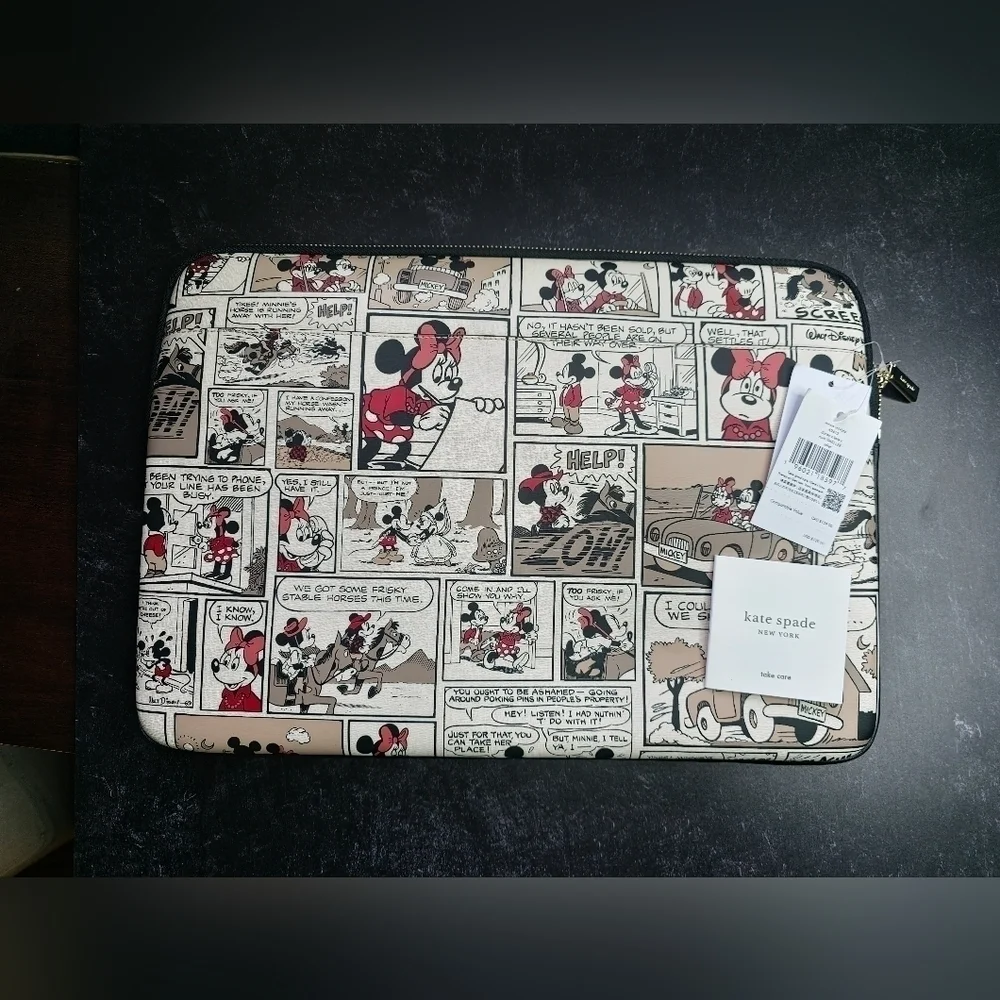 Kate Spade x Disney Minnie Mouse Comic Strip Universal 15 Inch Laptop Sleeve